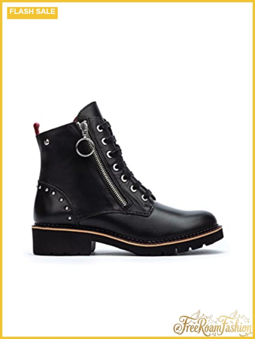 PIKOLINOS Leather Flat Ankle Boots Comfort Casual Women's Booties